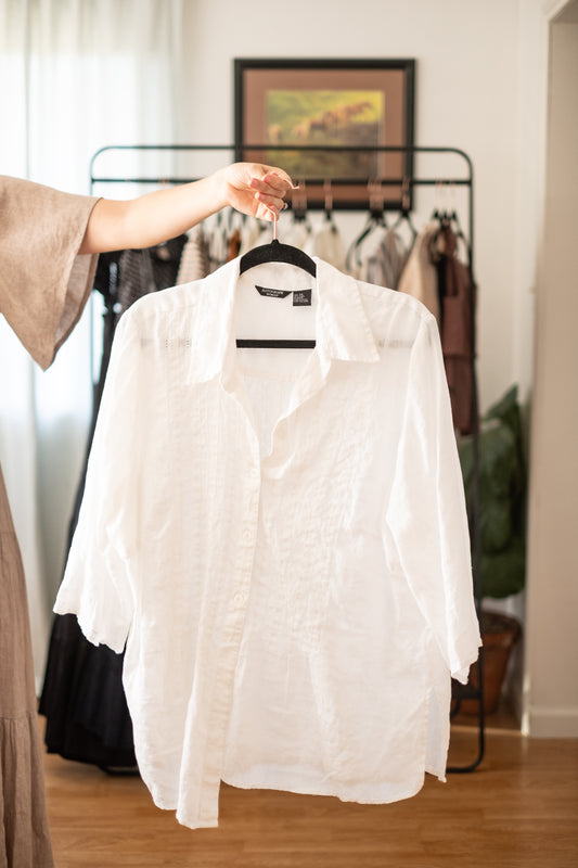 Linen Blouse - Size 2X