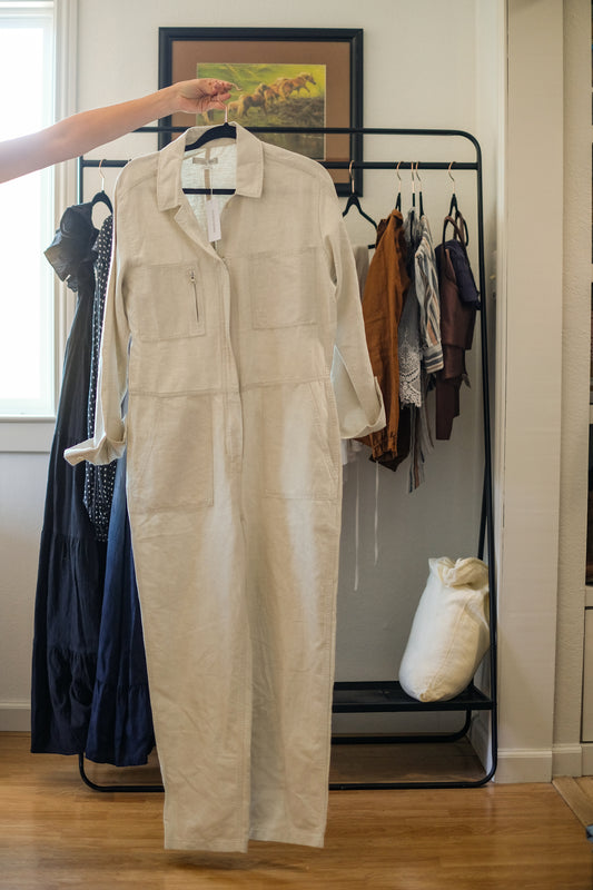 Outerknown Station Linen Jumpsuit
