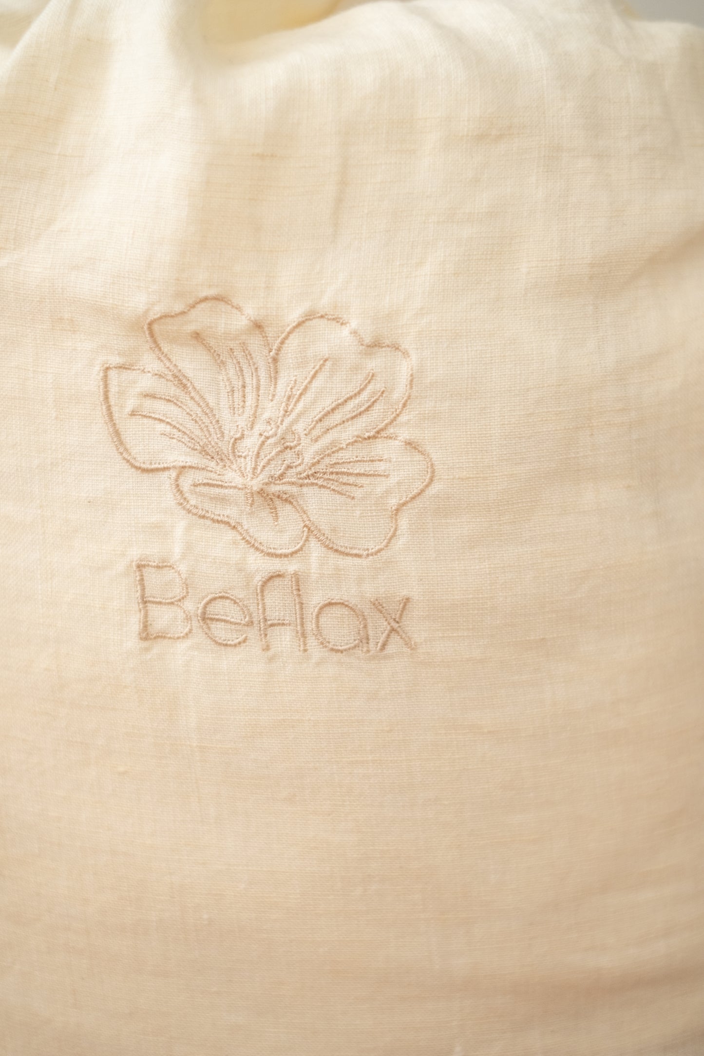 Ivory Linen Sheet Set Queen Size