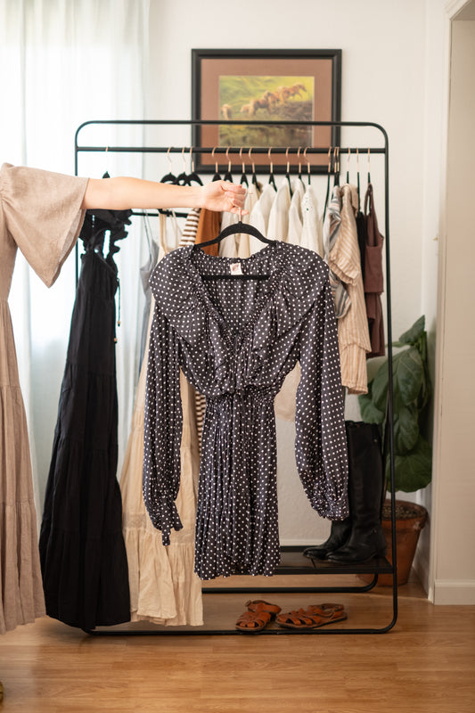 BaliElf Poilka Dot Mini Dress - Medium