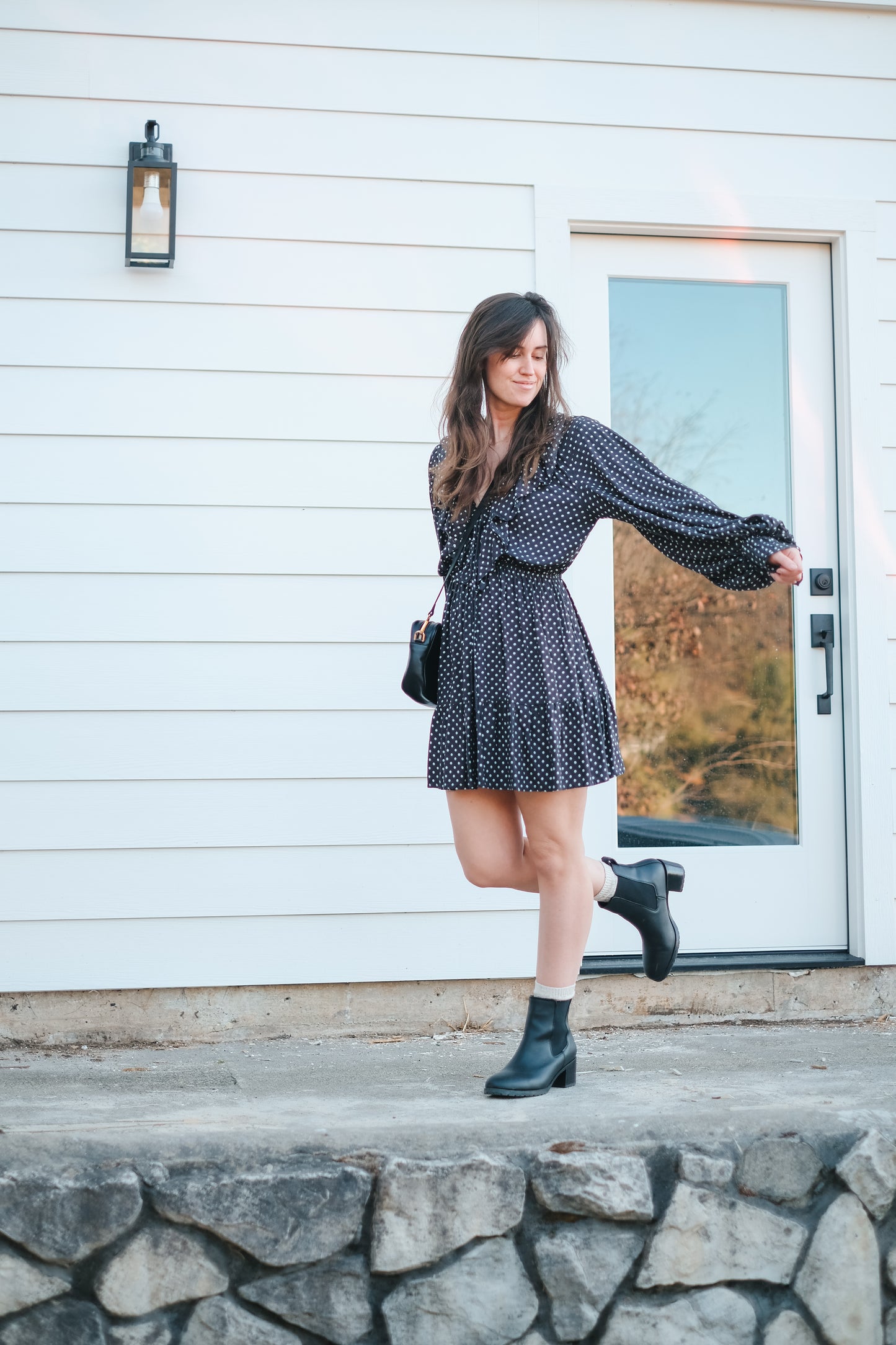 BaliElf Poilka Dot Mini Dress - Medium